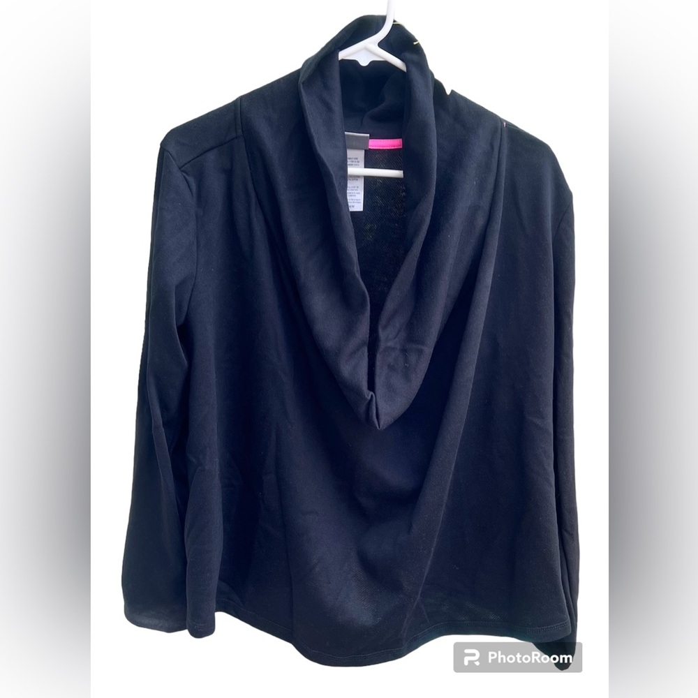 Champion Womens Activewear Sweatshirt Top Black Cowl Neck